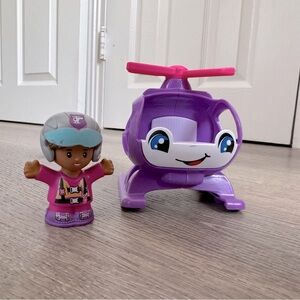 Helicopter Barbie Little People Vehicle